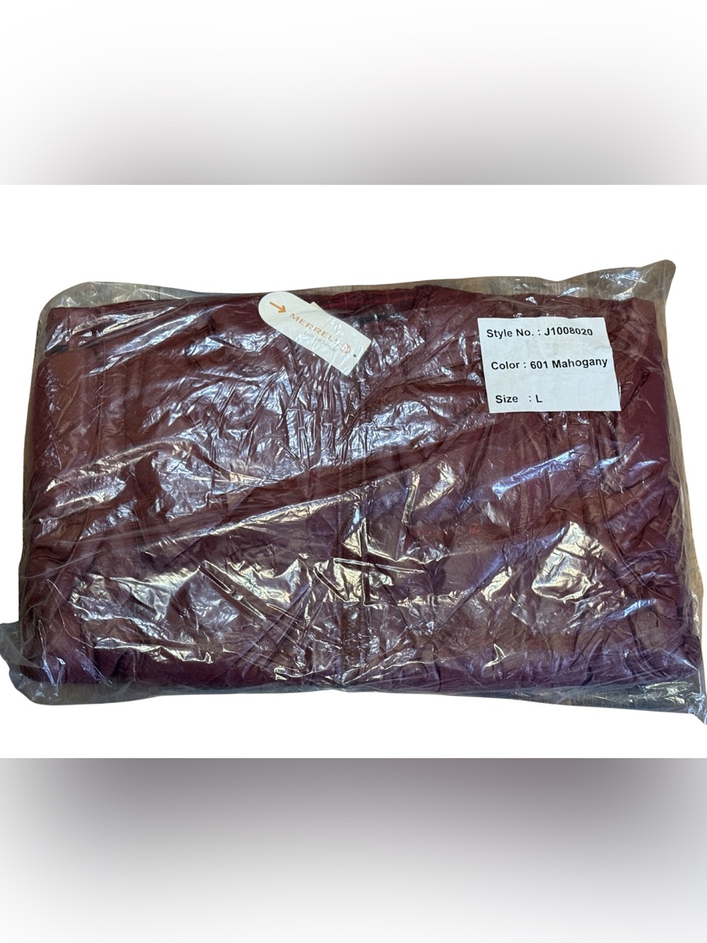 Merrell Women’s Quilted Hooded Winter Jacket NWT Sz L Mahogany‎ Sealed